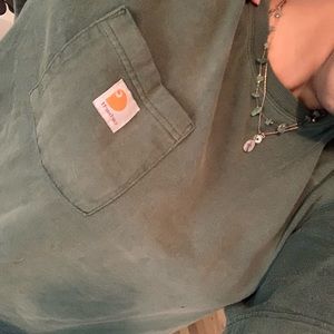 Pretty green oversized carhartt T-shirt
